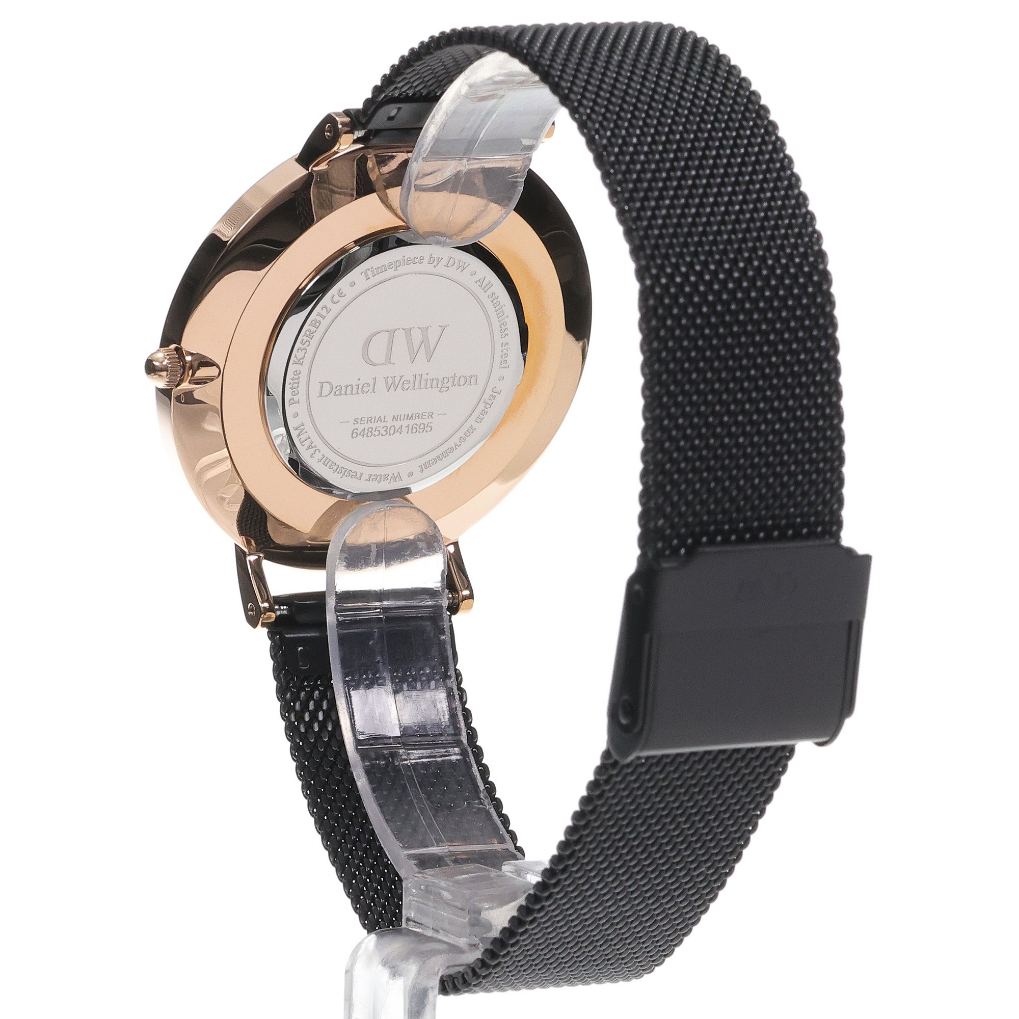 Daniel Wellington DW00100307 Petite Ashfield Rose Gold 36mm Petite klasyczny zegarek różowe złoto - miniatura 4