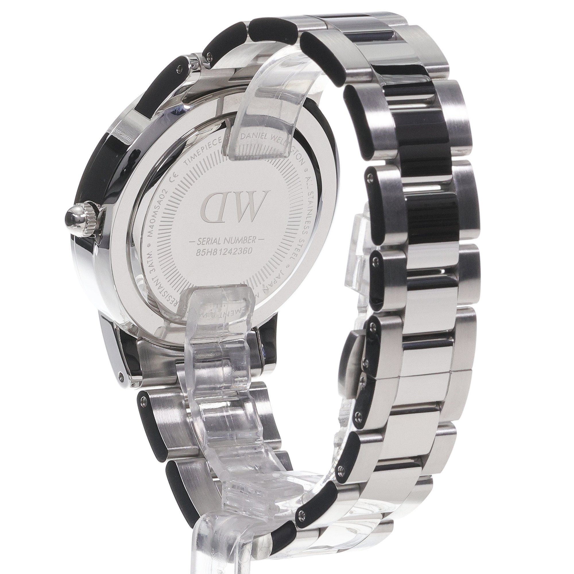 Daniel Wellington DW00100448 Iconic Iconic Link Arctic 40mm zegarek damski klasyczny mineralne - miniatura 4