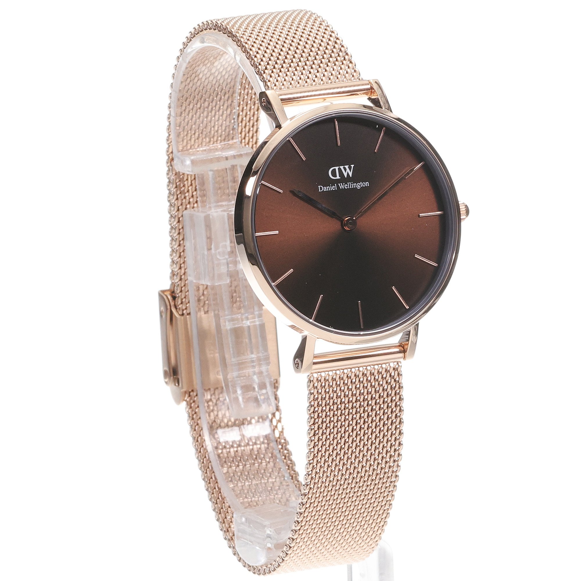 Daniel Wellington DW00100477 zegarek różowe złoto klasyczny Petite bransoleta - miniatura 3