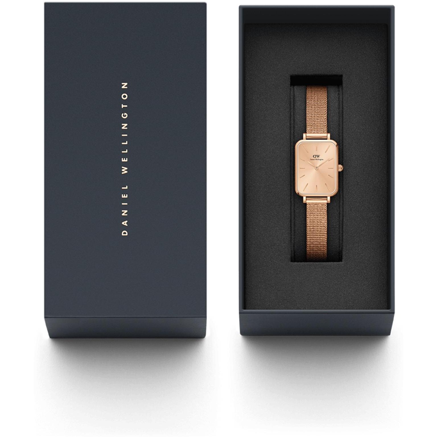 Daniel Wellington DW00100484 Quadro Quadro Pressed Unitone zegarek damski klasyczny mineralne - miniatura 8