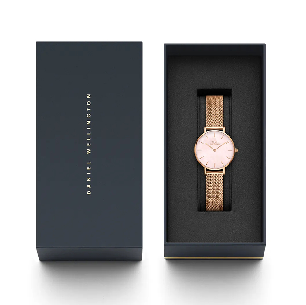 Daniel Wellington DW00100513 Petite Melrose Pearl 28mm Pink zegarek Petite - miniatura 4