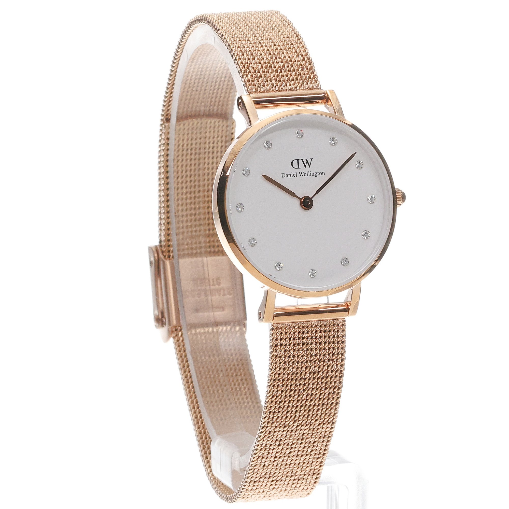 Daniel Wellington DW00100528 zegarek różowe złoto klasyczny Petite bransoleta - miniatura 3