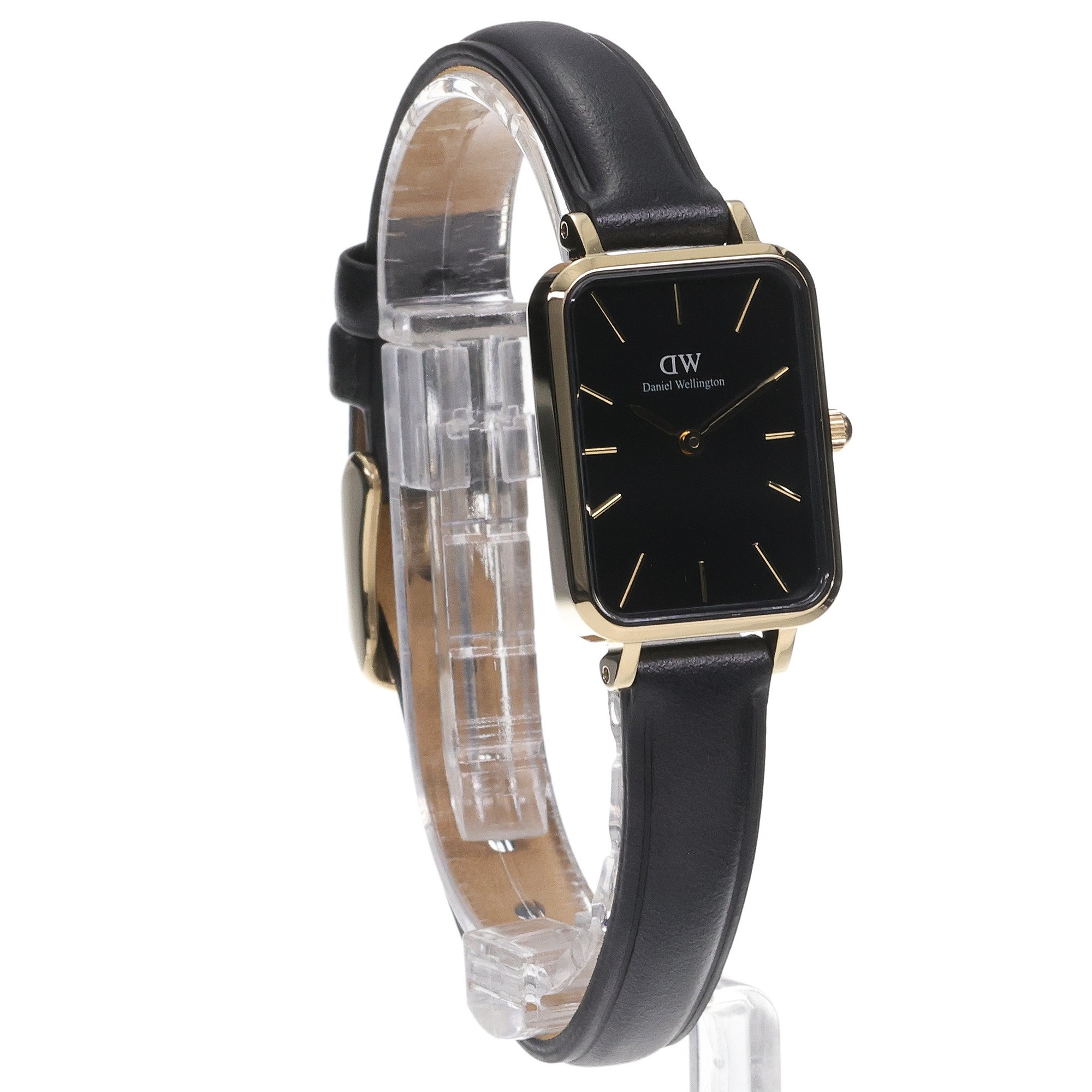 Daniel Wellington DW00100560 zegarek złoty klasyczny Quadro pasek - miniatura 3