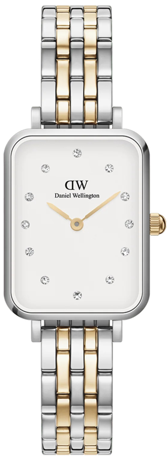 Daniel Wellington Quadro Lumine 5-link two-tone 20 mm DW00100625