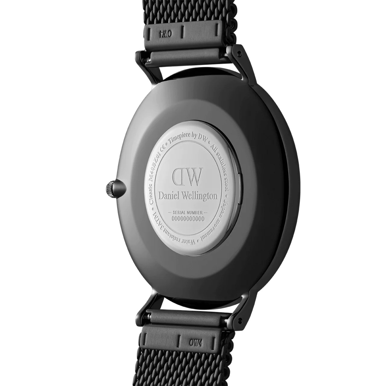 Daniel Wellington DW00100632 Classic Mesh Onyx Black zegarek klasyczny - miniatura 3
