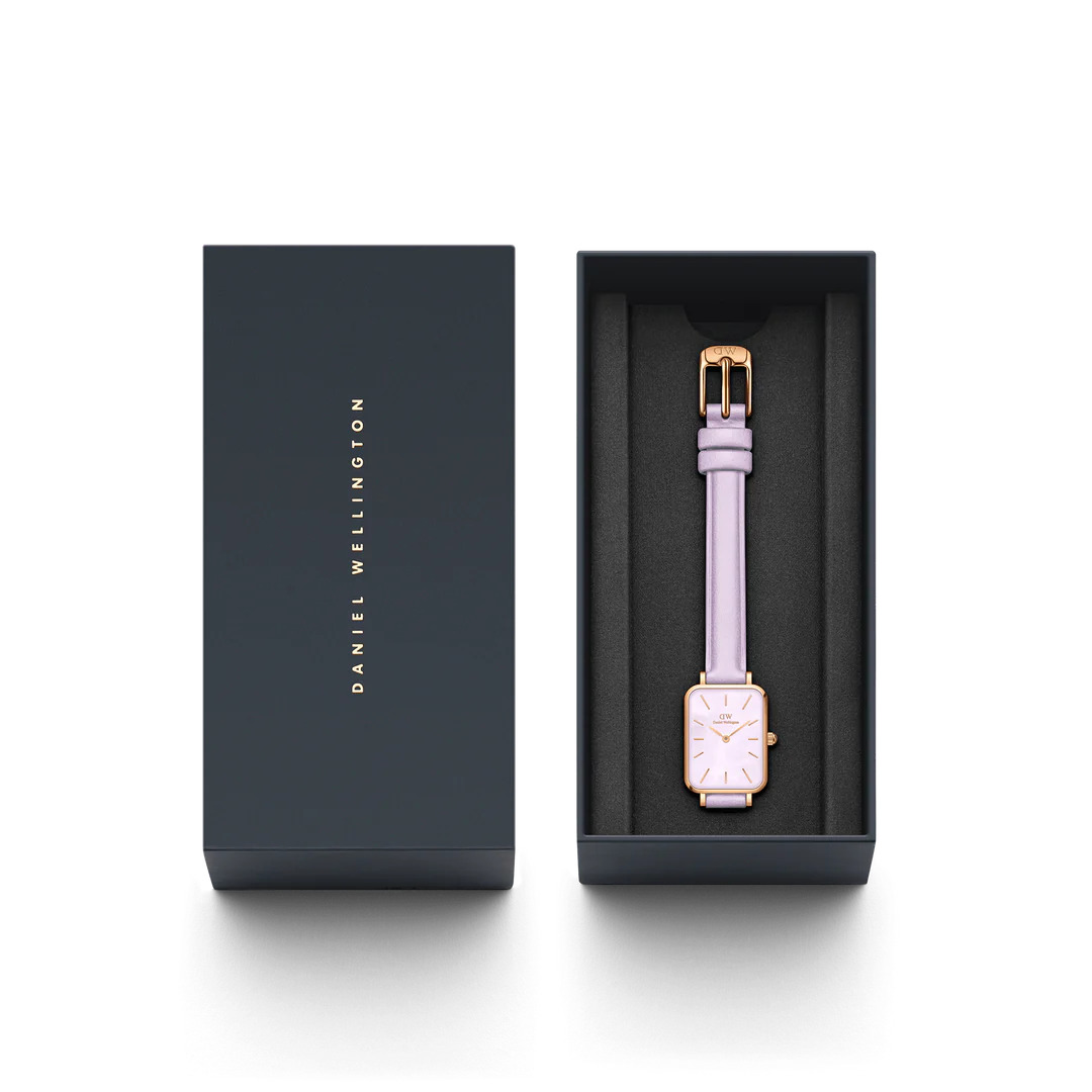 Daniel Wellington DW00100637 Quadro Lavender MOP 26 mm zegarek klasyczny Quadro - miniatura 7