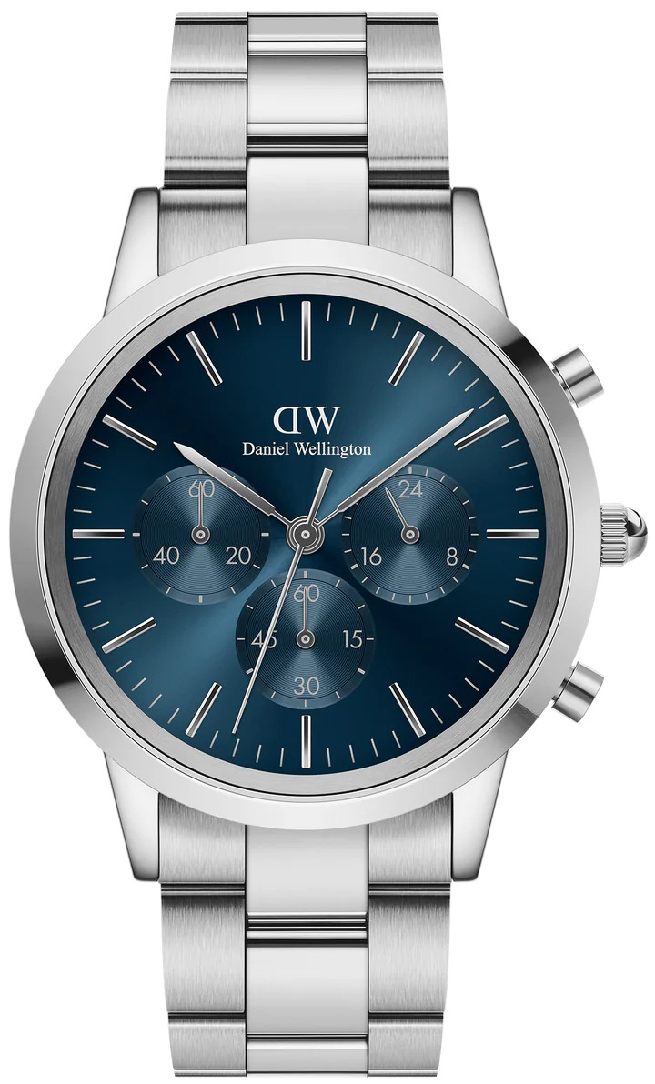 Daniel Wellington Iconic Chronograph Link Arctic S 42 mm DW00100644