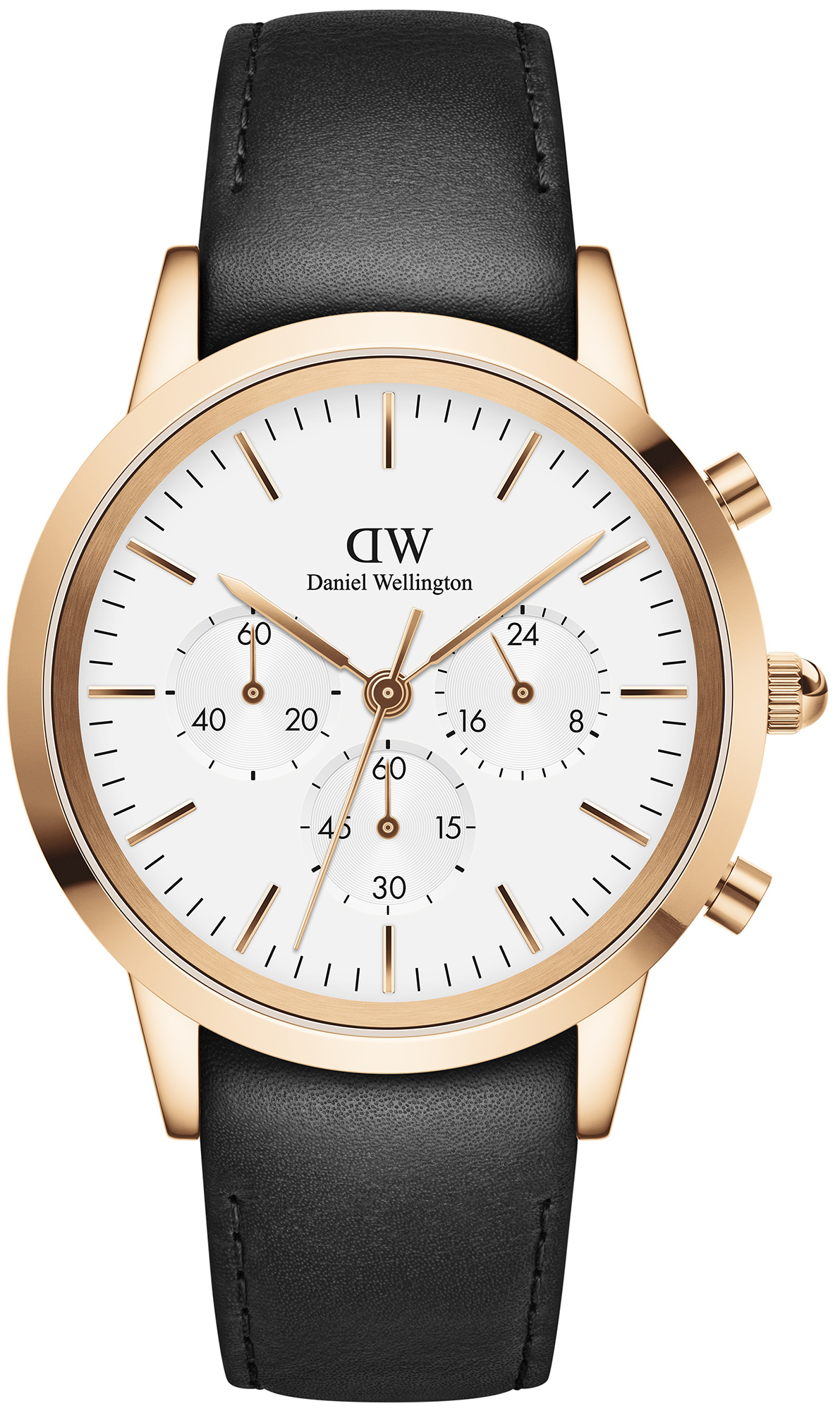 Daniel Wellington Iconic Chronograph Sheffield Rose Gold White 42 mm DW00100646
