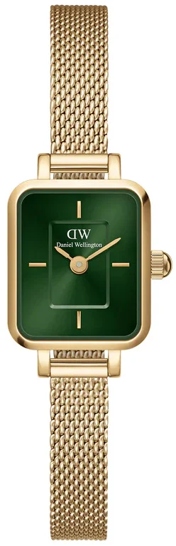 Daniel Wellington DW00100653 Quadro Quadro Mini Evergold Emerald 18 mm - zdjęcie 1