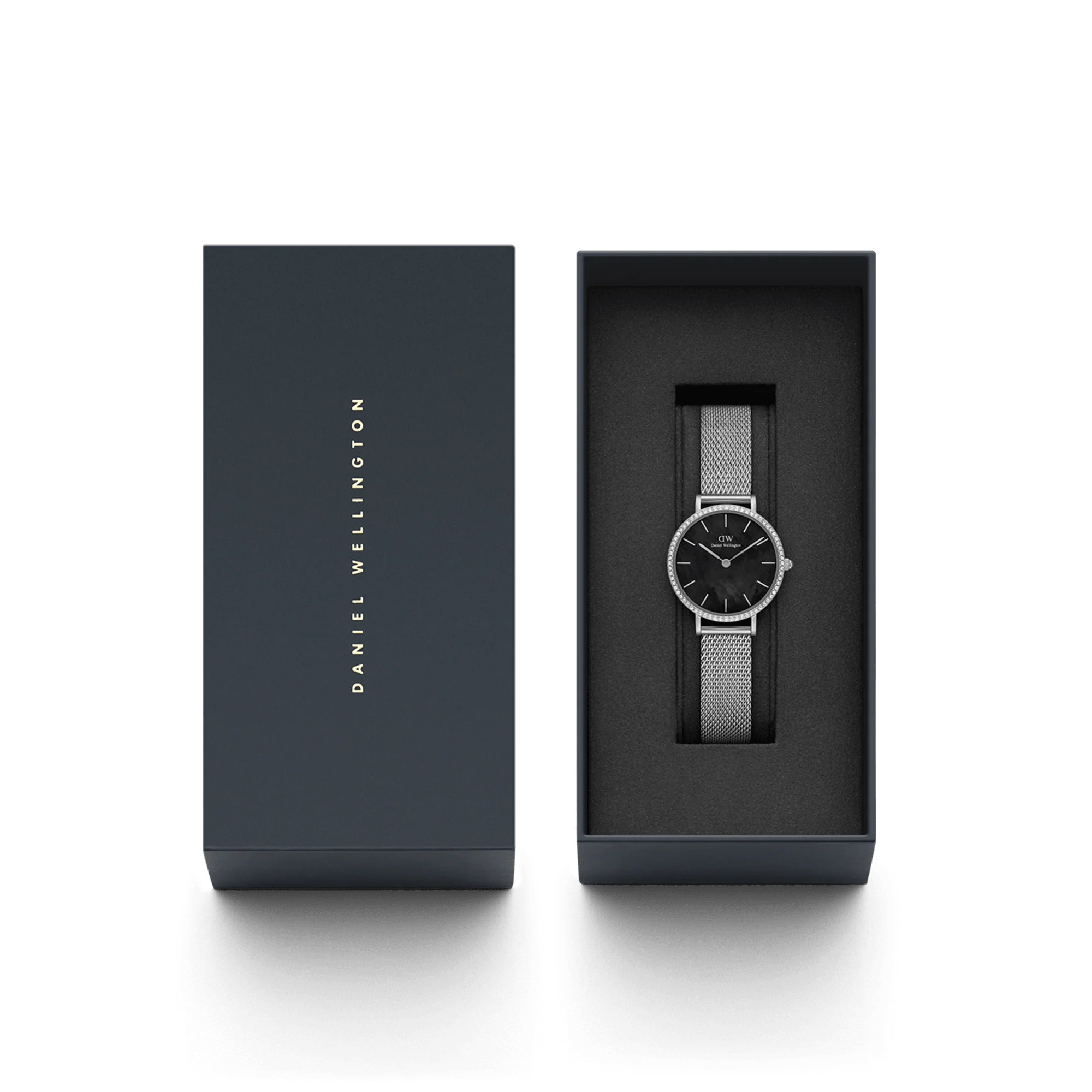 Daniel Wellington DW00100661 Lumine Bezel Sterling Black MOP 28 mm zegarek klasyczny Petite - miniatura 7