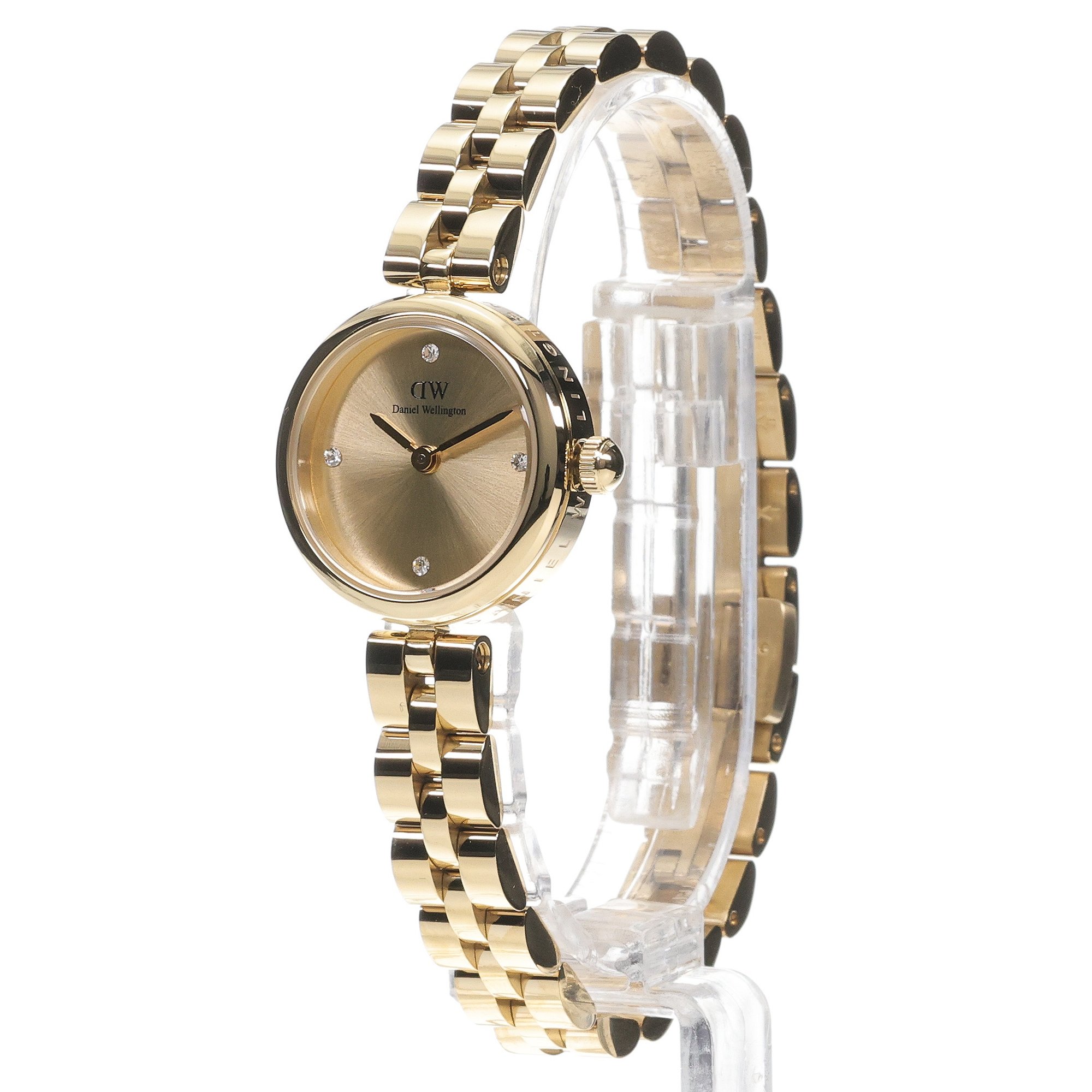 Daniel Wellington DW00100718 Elan Lumine Unitone Gold 22mm Elan fashion-modowy zegarek złoty - miniatura 2