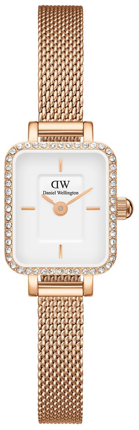 Quadro Mini Lumine Bezel Rose Gold 15mm Daniel Wellington DW00100731 