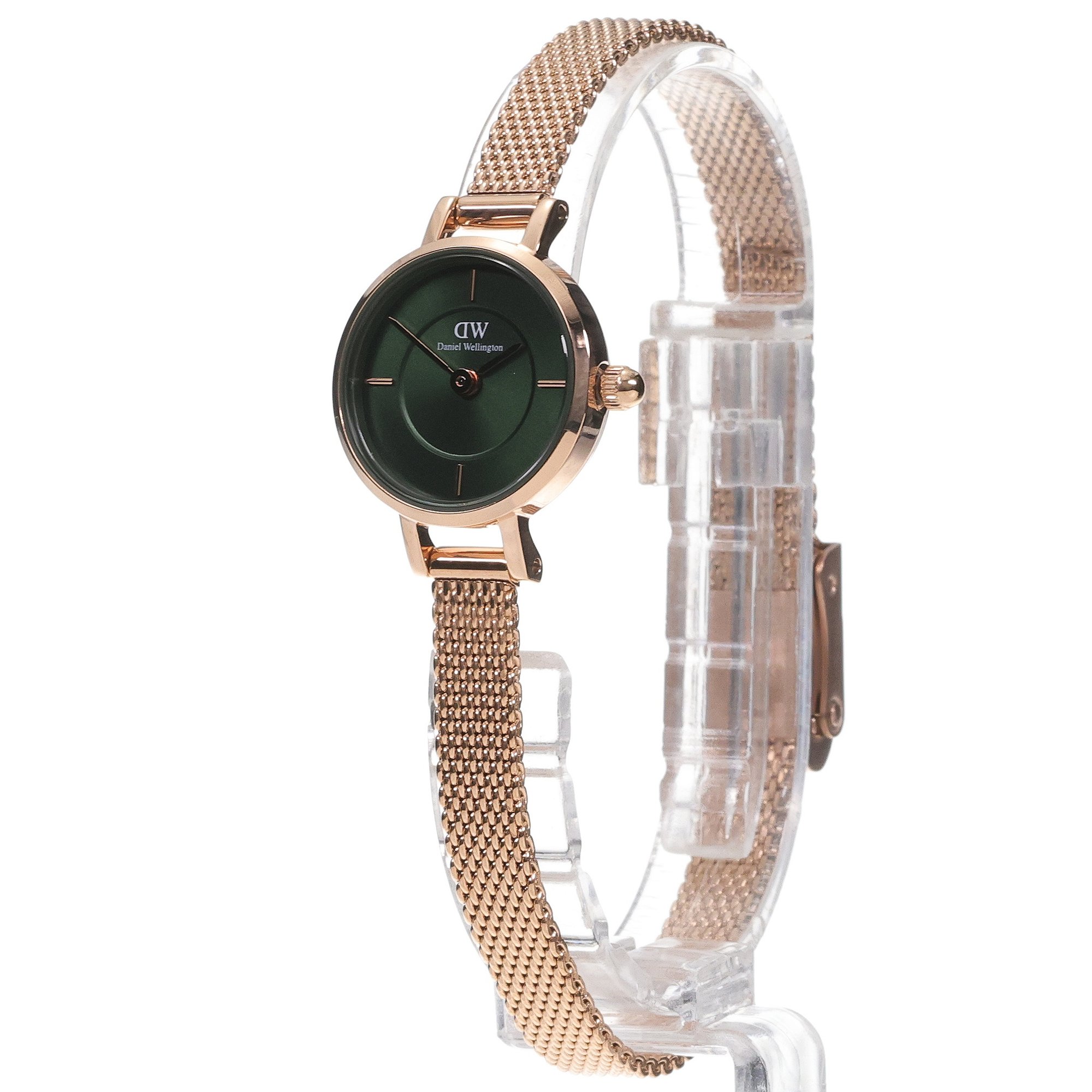 Daniel Wellington DW00100742 Petite Mini Emerald Rose Gold 19mm Petite elegancki zegarek różowe złoto - miniatura 2