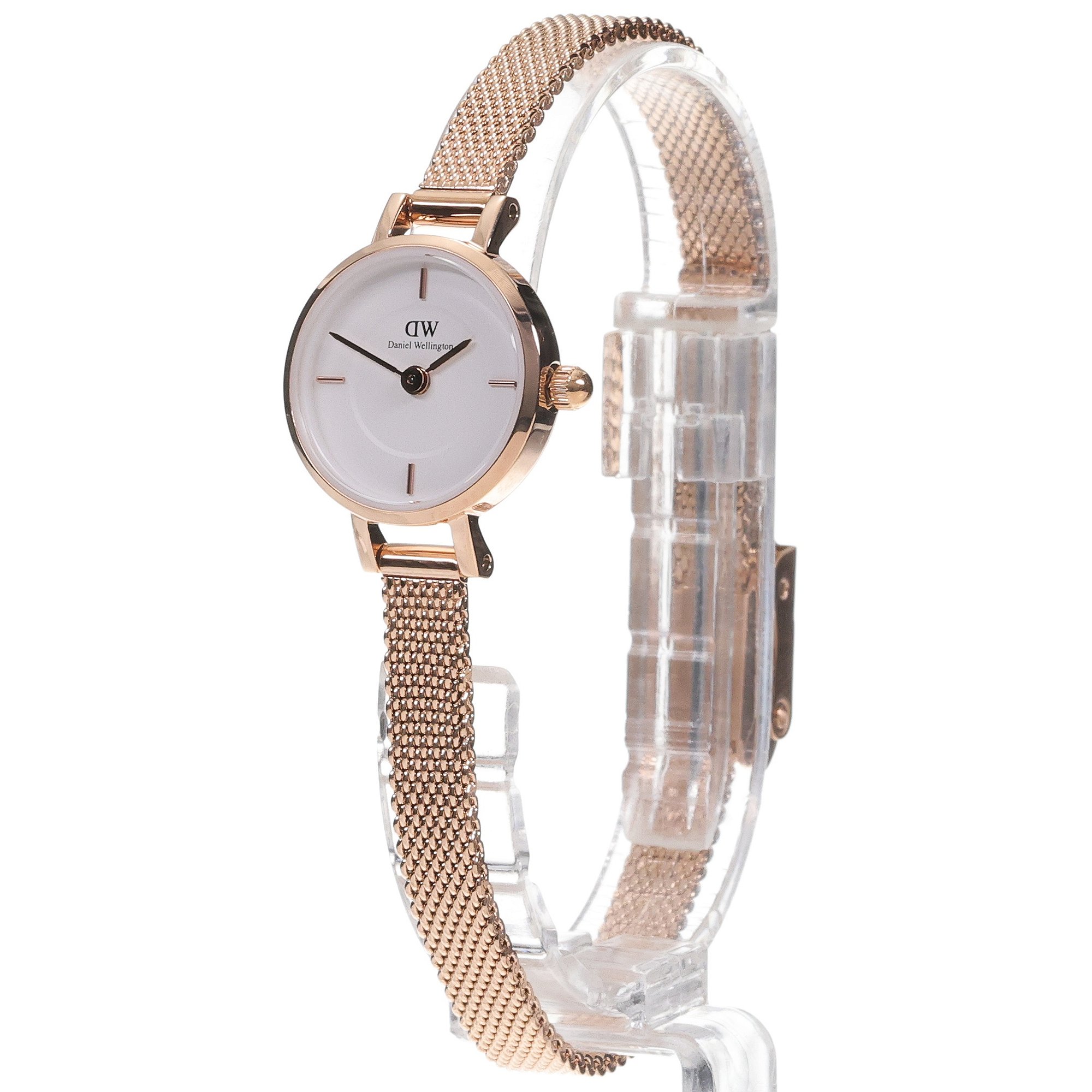 Daniel Wellington DW00100744 Petite Mini Rose Gold Stainless Steel 19mm Petite elegancki zegarek różowe złoto - miniatura 2