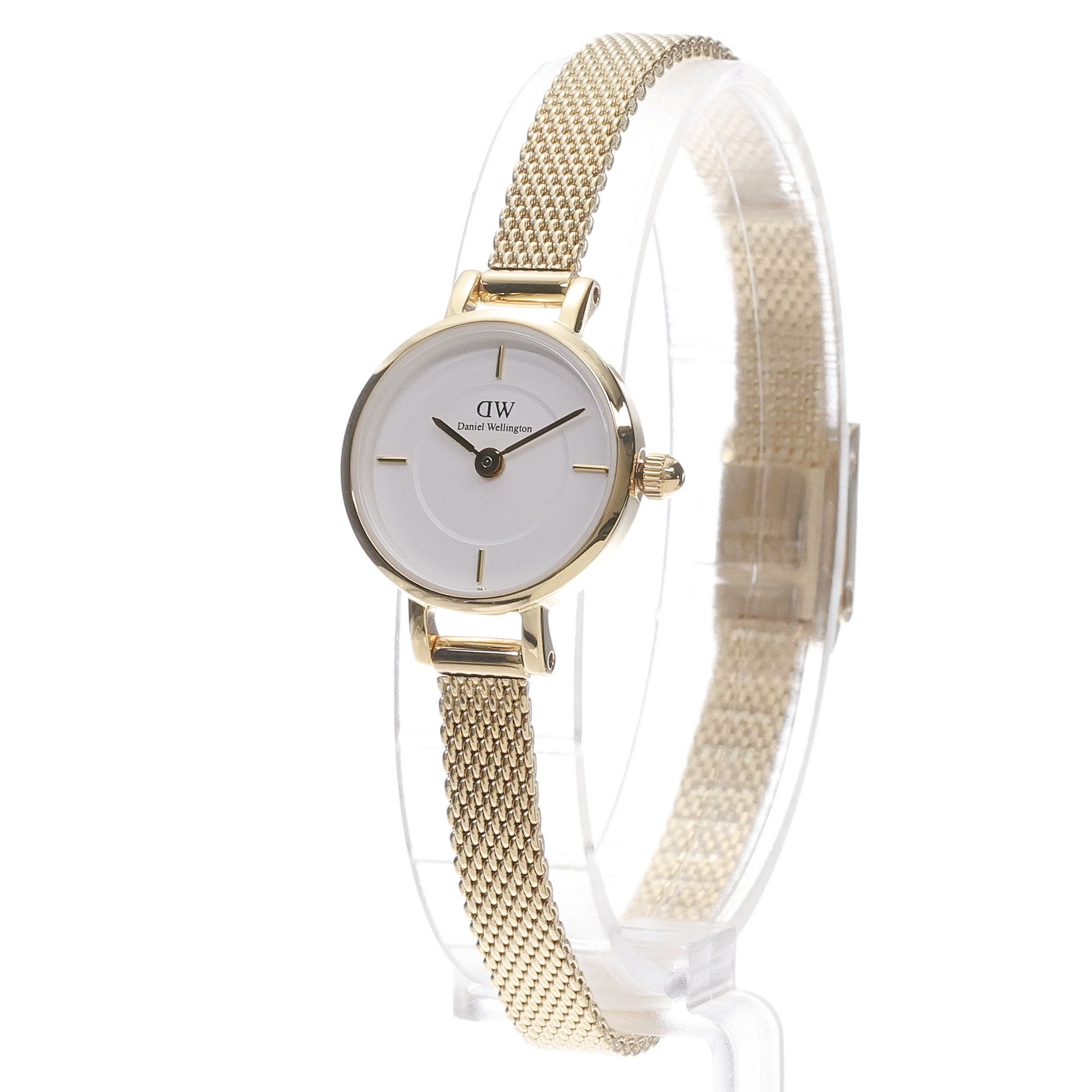 Daniel Wellington DW00100745 Petite Mini Gold Stainless Steel 19mm Petite elegancki zegarek złoty