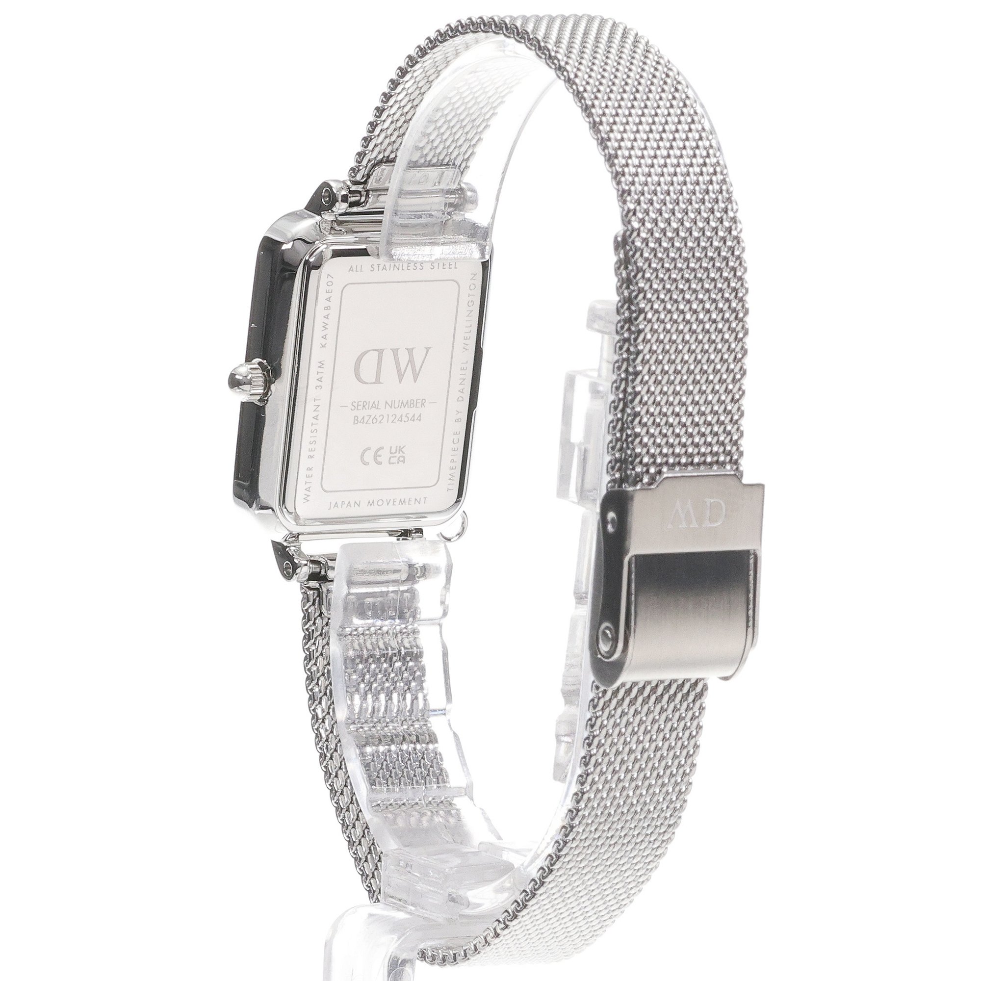 Daniel Wellington DW00100747 Quadro Crystal Zodiac Stainless Steel 20mm Quadro elegancki zegarek srebrny - miniatura 4