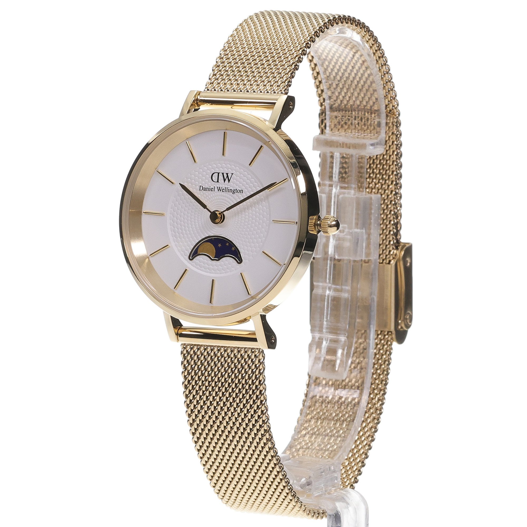 Daniel Wellington DW00100771 Petite Lune Gold Stainless Steel 32mm Petite elegancki zegarek złoty - miniatura 2