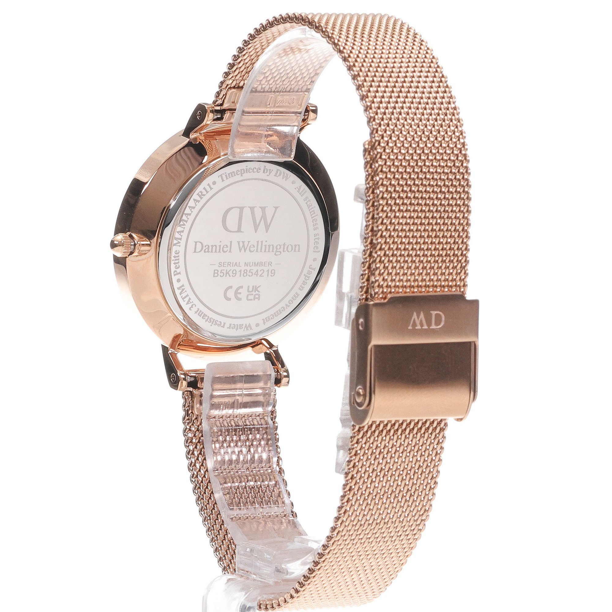 Daniel Wellington DW00100773 Petite Petite Lune Rose Gold Stainless Steel 32mm zegarek damski elegancki mineralne - miniatura 4
