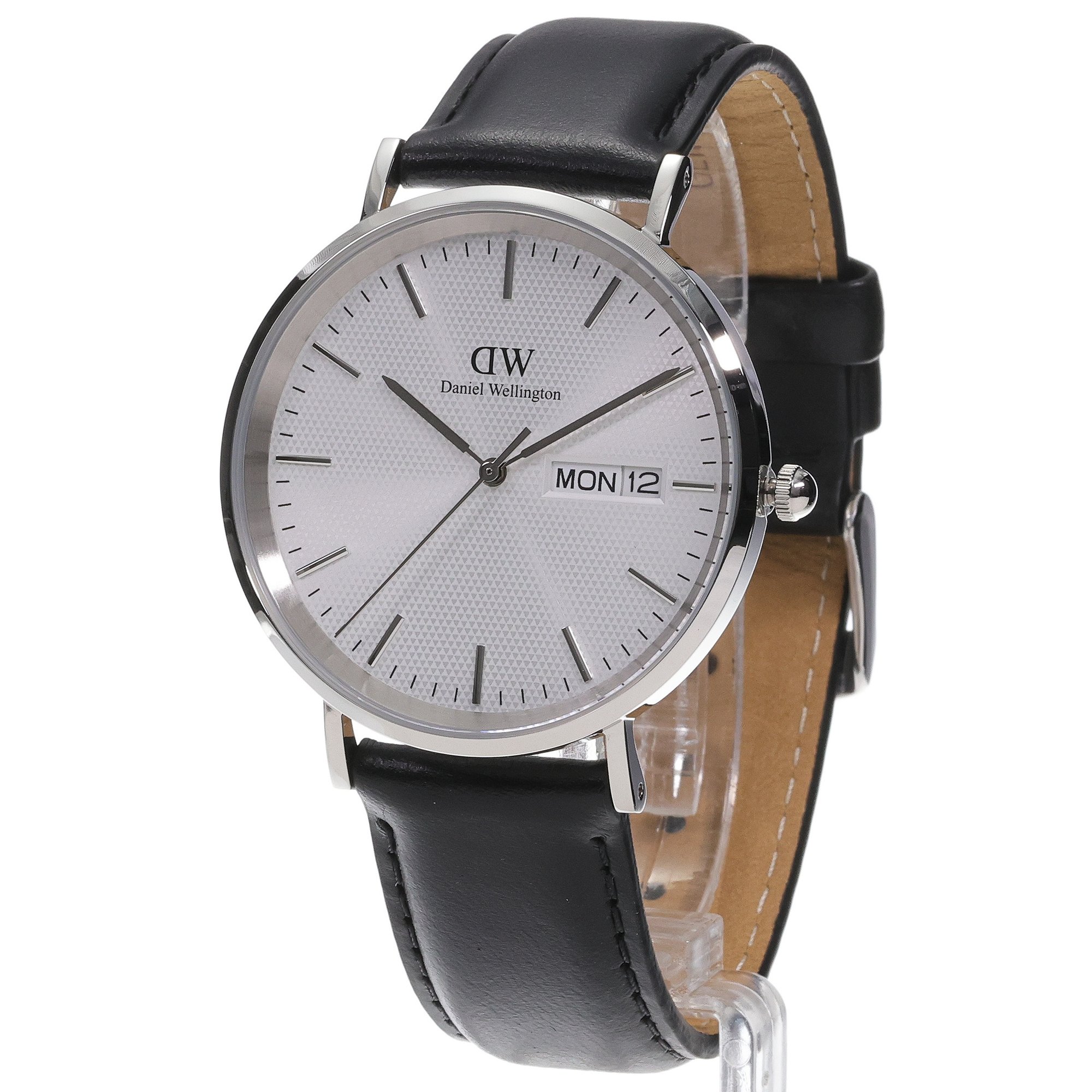 Daniel Wellington DW00100832 Classic Day Display Sheffield Silver Classic klasyczny zegarek srebrny - miniatura 2