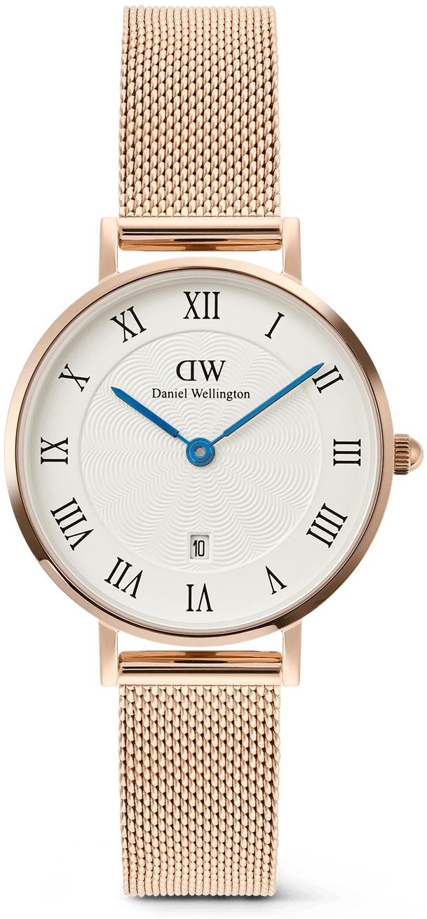 Daniel Wellington Petite Roman Numerals Date Rose Gold DW00100856