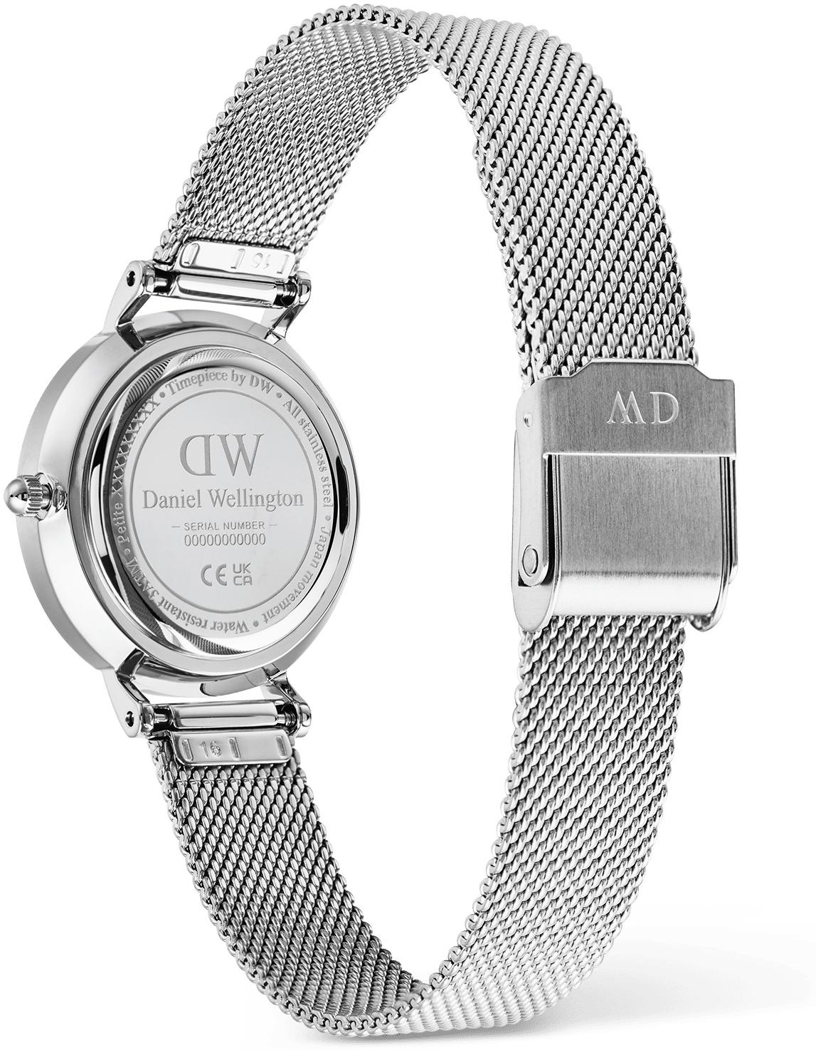 Daniel Wellington DW00100858 Petite Roman Numerals Date Silver zegarek klasyczny Damskie - miniatura 5