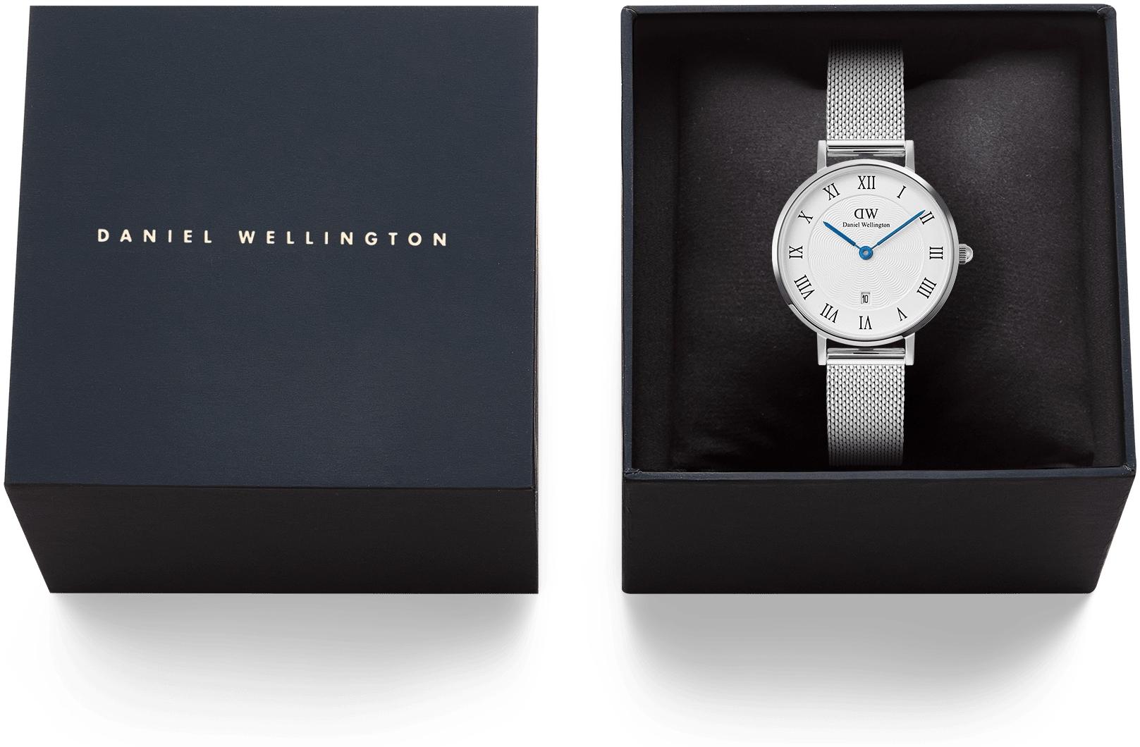 Daniel Wellington DW00100858 zegarek srebrny klasyczny Damskie bransoleta - miniatura 6