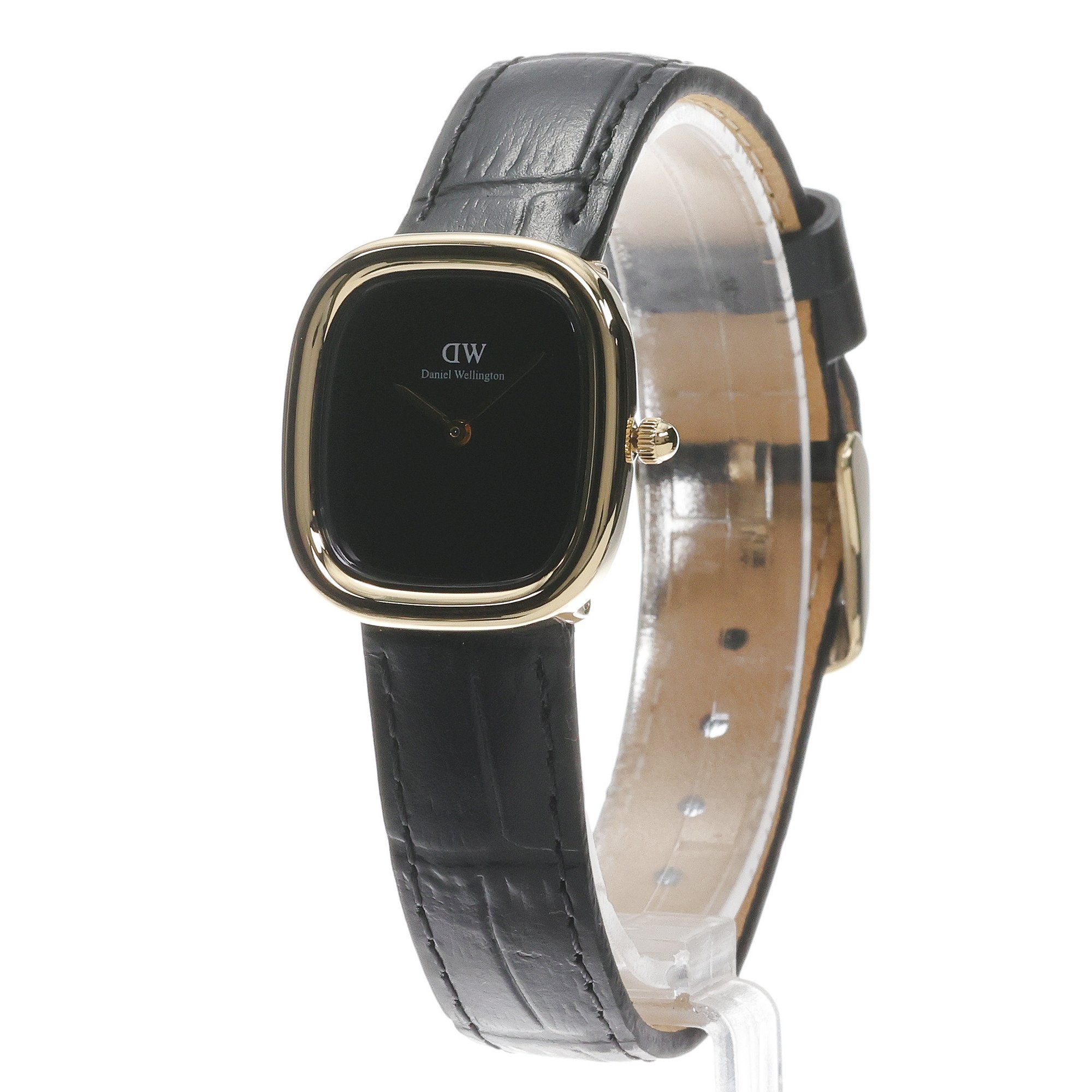 Daniel Wellington DW00100880 Damskie Margot Reading Onyx Ceramic Gold zegarek damski klasyczny mineralne - miniatura 2