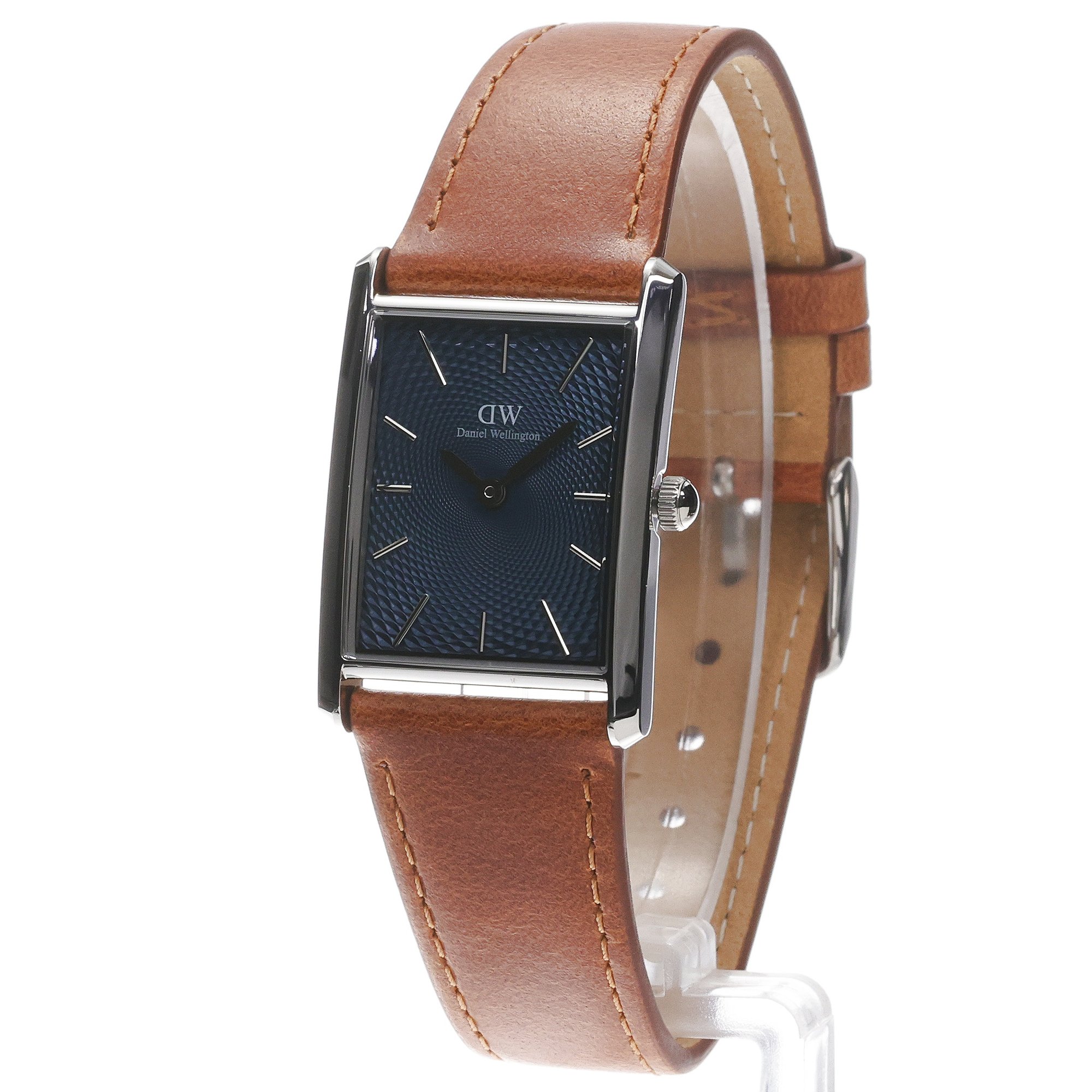 Daniel Wellington DW00100900 Męskie Bound Light Brown Arctic Guilloche Silver zegarek męski klasyczny mineralne