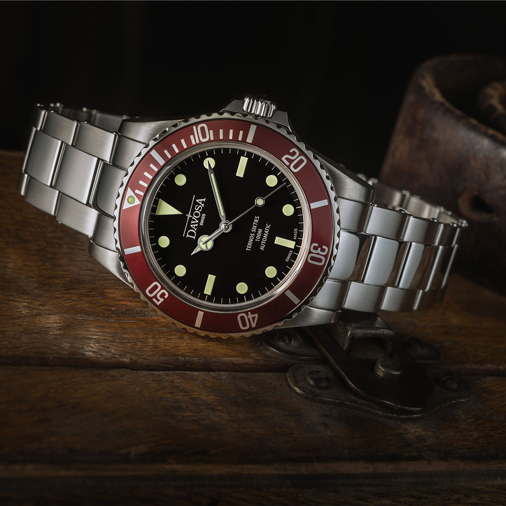 Davosa 161.525.60 M męski zegarek Diving bransoleta - miniatura 10