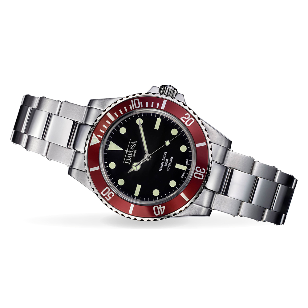 Davosa 161.525.60 M zegarek męski klasyczny Diving bransoleta - miniatura 3