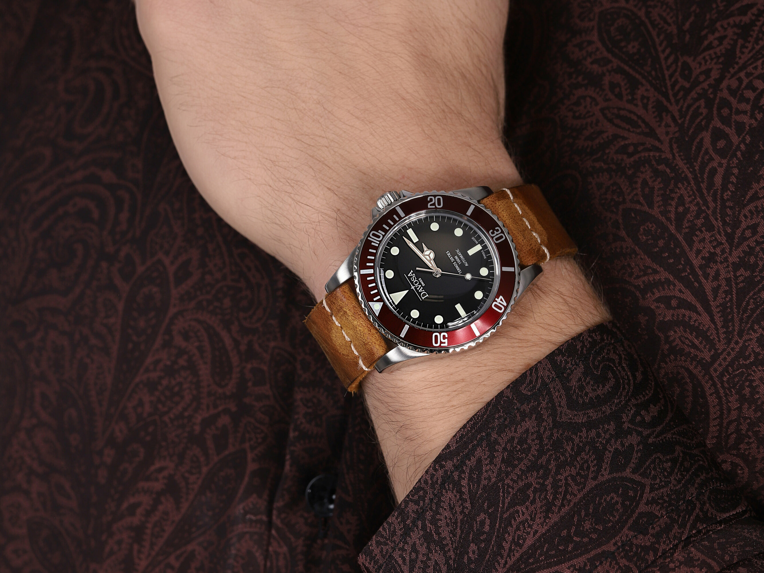 Davosa 161.525.65 męski zegarek Diving pasek - miniatura 4