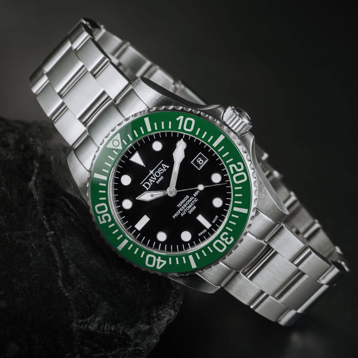 Davosa 16153870 zegarek męski Diving srebrny - miniatura 2