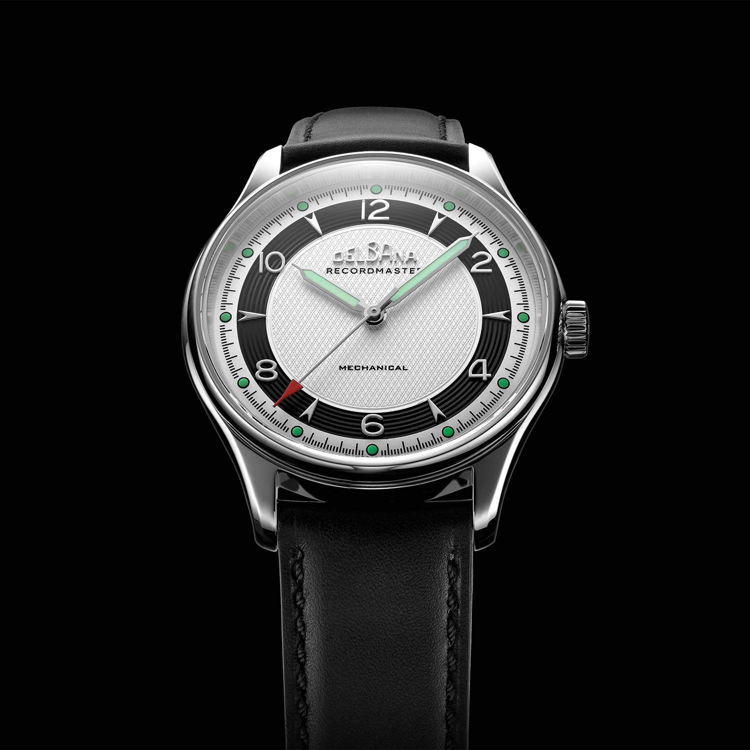 Delbana 416017486064 męski zegarek Recordmaster pasek - miniatura 2