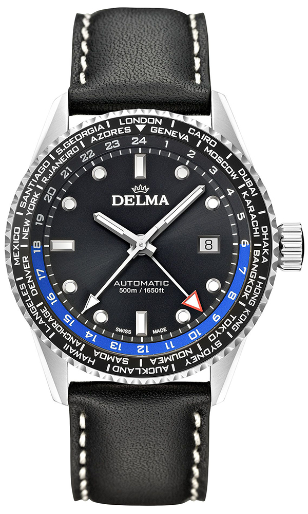 Delma Cayman Worldtimer Automatic 41601.710.6.031