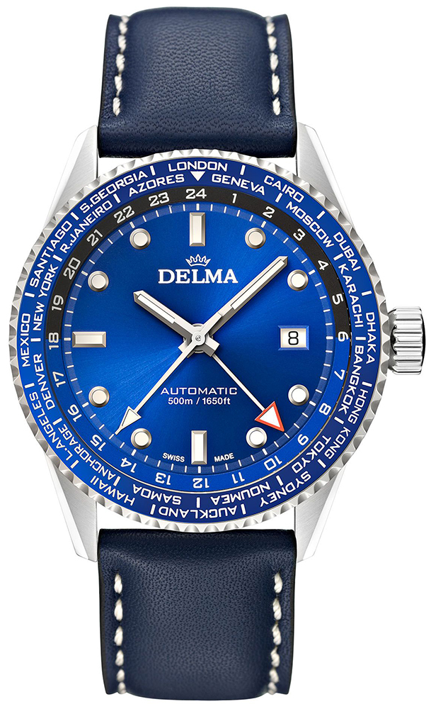 Delma Cayman Worldtimer Automatic 41601.710.6.041