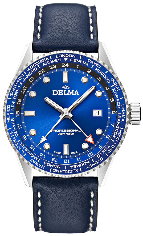 Delma Cayman Worldtimer Quartz 41601.712.6.041