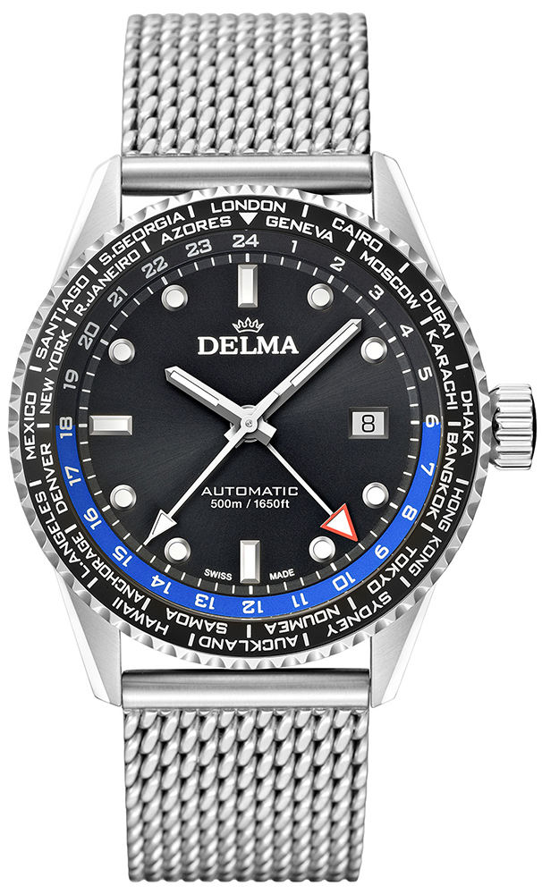 Delma Cayman Worldtimer Automatic 41801.710.6.031