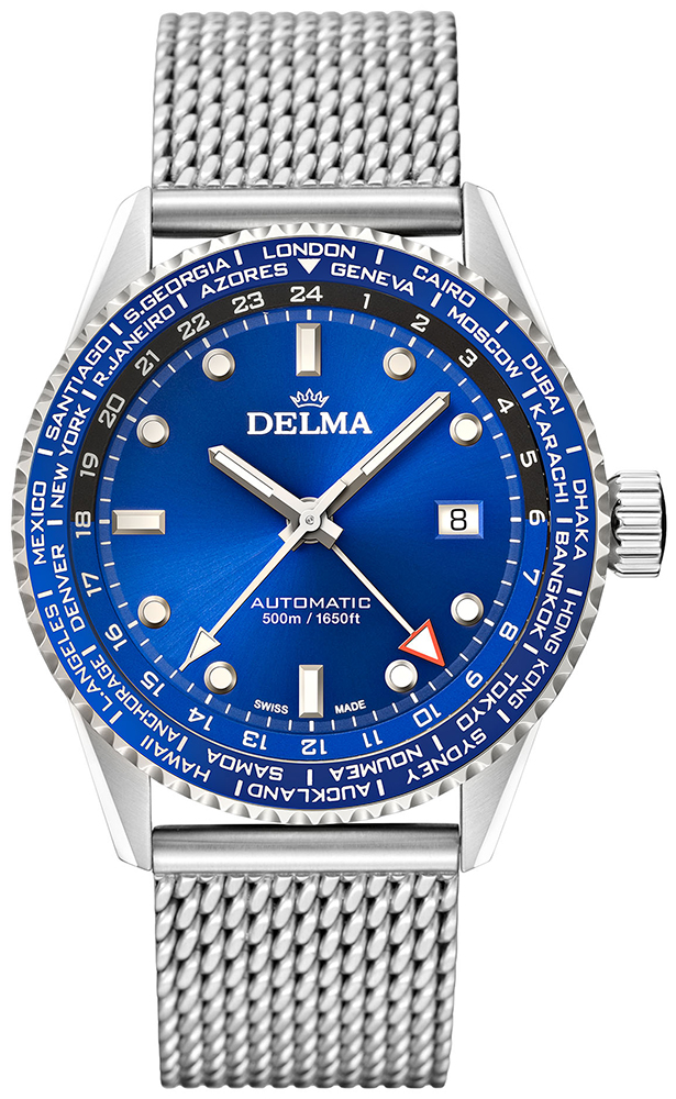 Delma Cayman Worldtimer Automatic 41801.710.6.041
