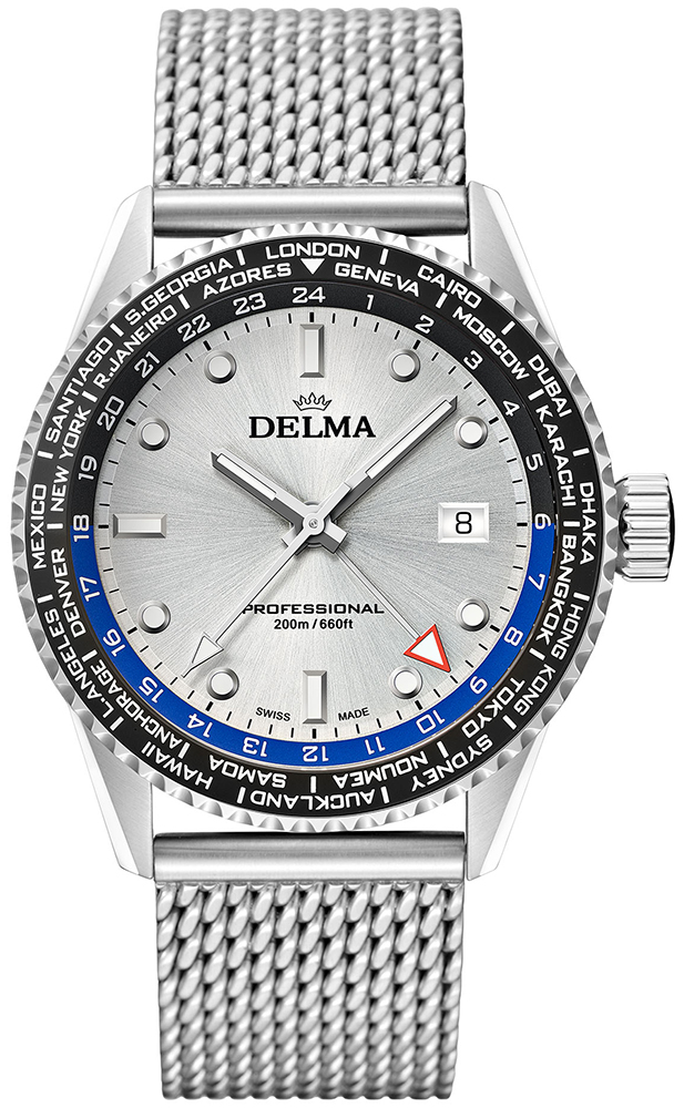 Delma Cayman Worldtimer Quartz 41801.712.6.061