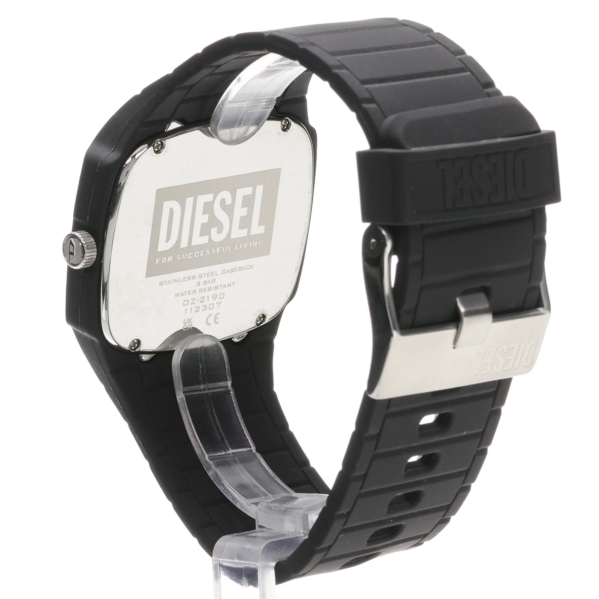 Diesel DZ2191SET zegarek czarny fashion-modowy Cliffhanger pasek - miniatura 4