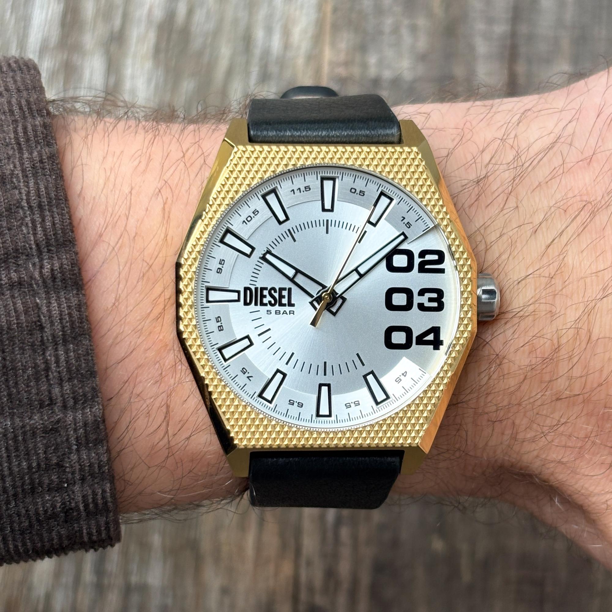 Diesel DZ2219 zegarek męski fashion-modowy Męskie pasek
