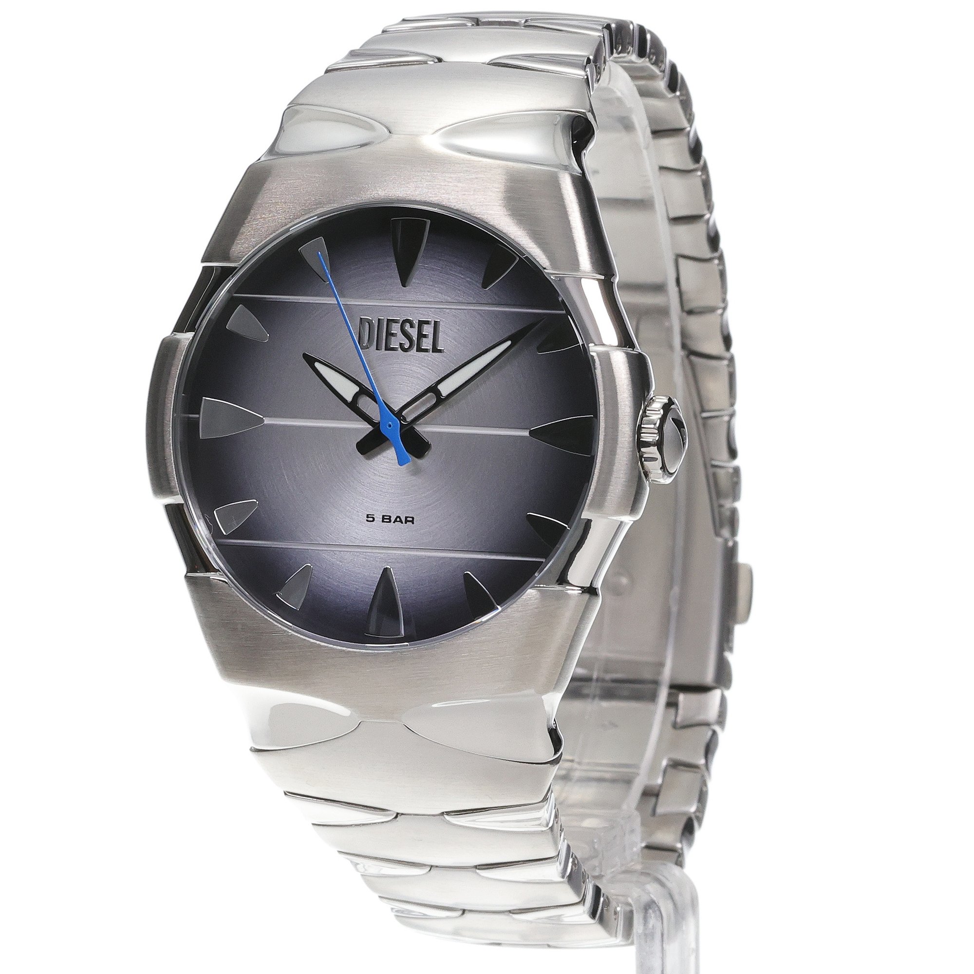 Diesel DZ2224 D-Sruptor Analog fashion-modowy zegarek srebrny