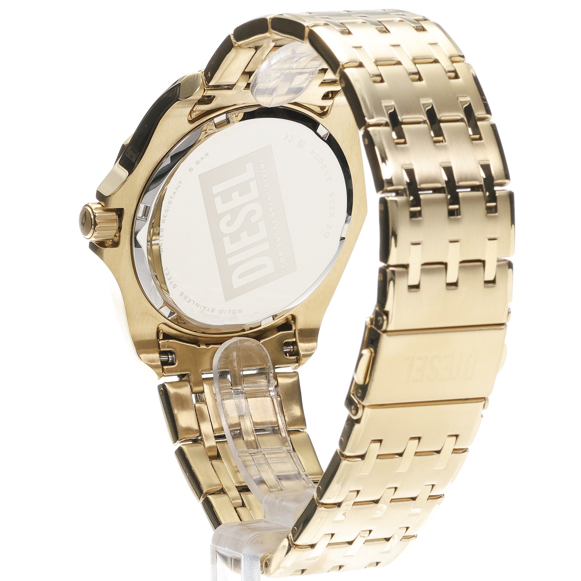 Diesel DZ2239 Stinger Męskie fashion-modowy zegarek złoty - miniatura 4