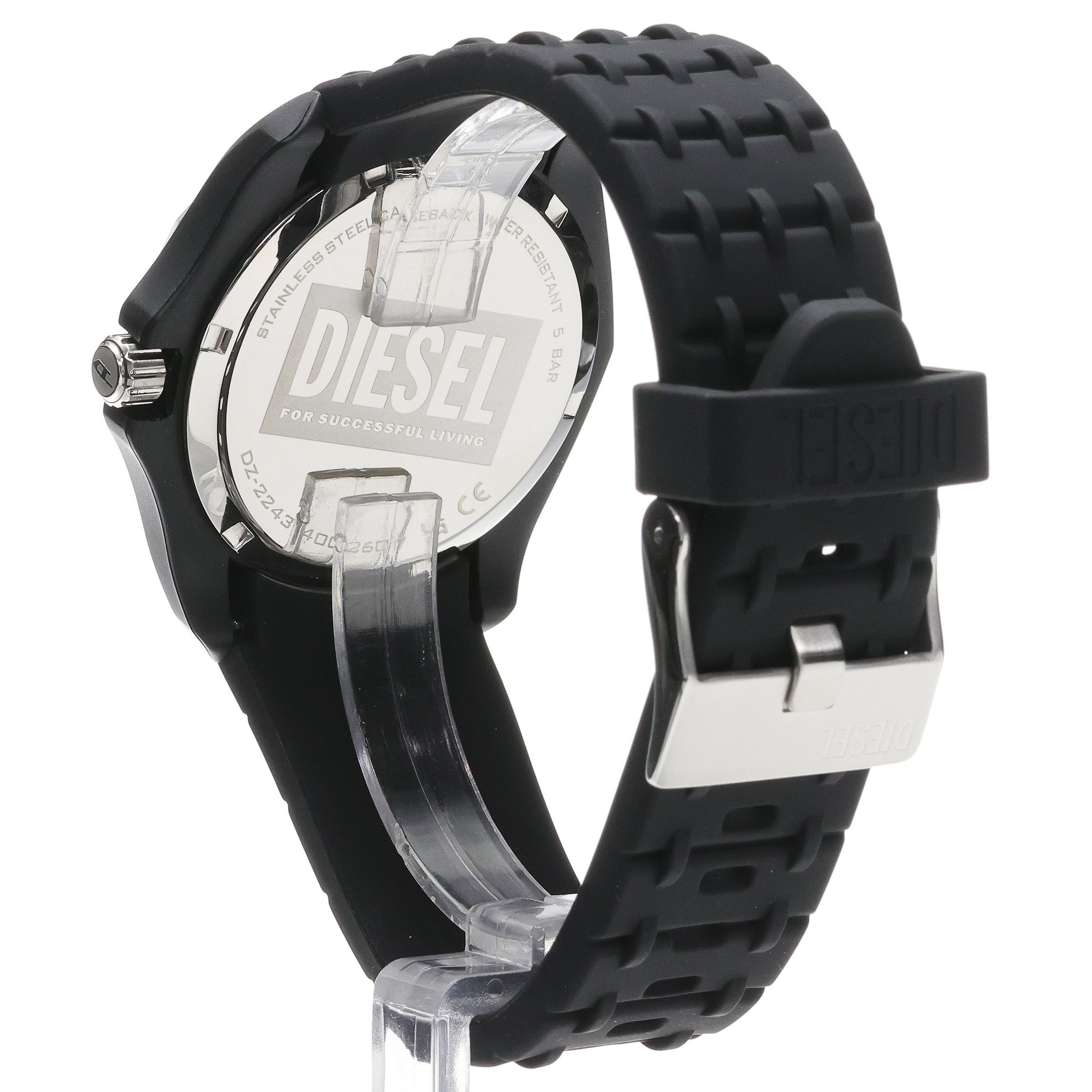 Diesel DZ2243 zegarek czarny fashion-modowy Męskie pasek - miniatura 4