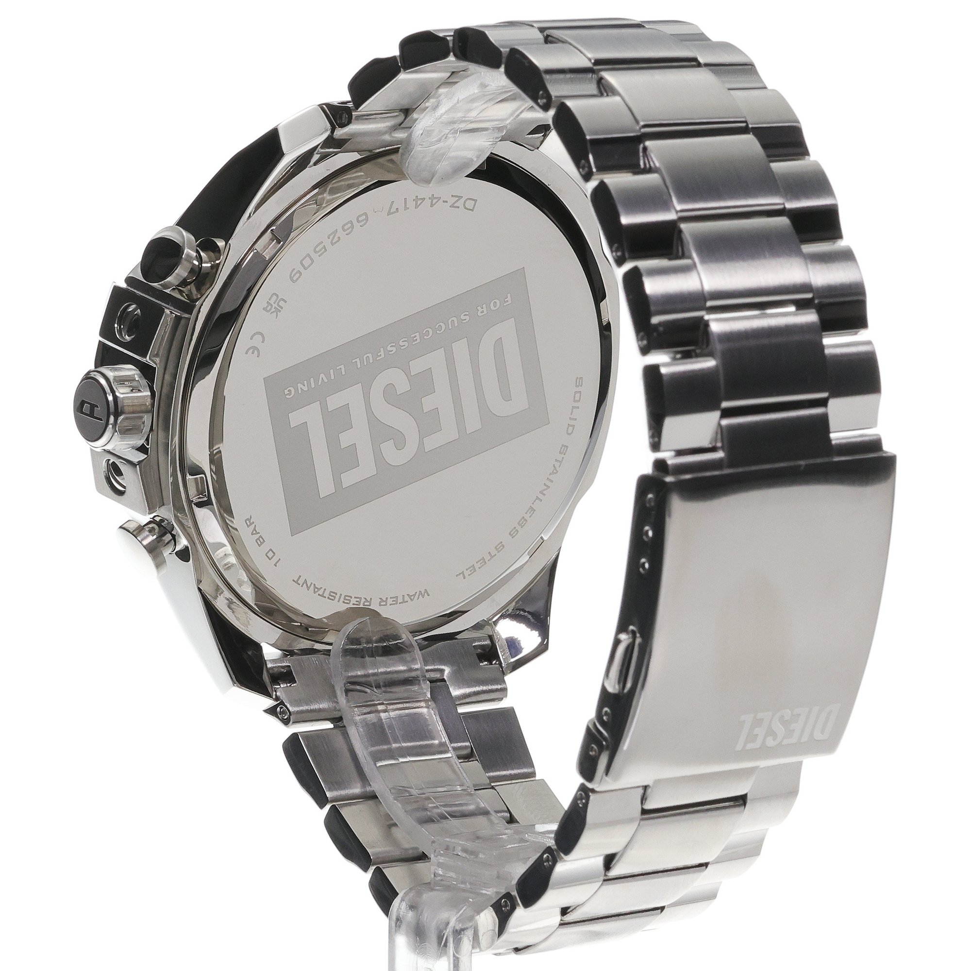 Diesel DZ4417 zegarek srebrny fashion-modowy Chief bransoleta - miniatura 4