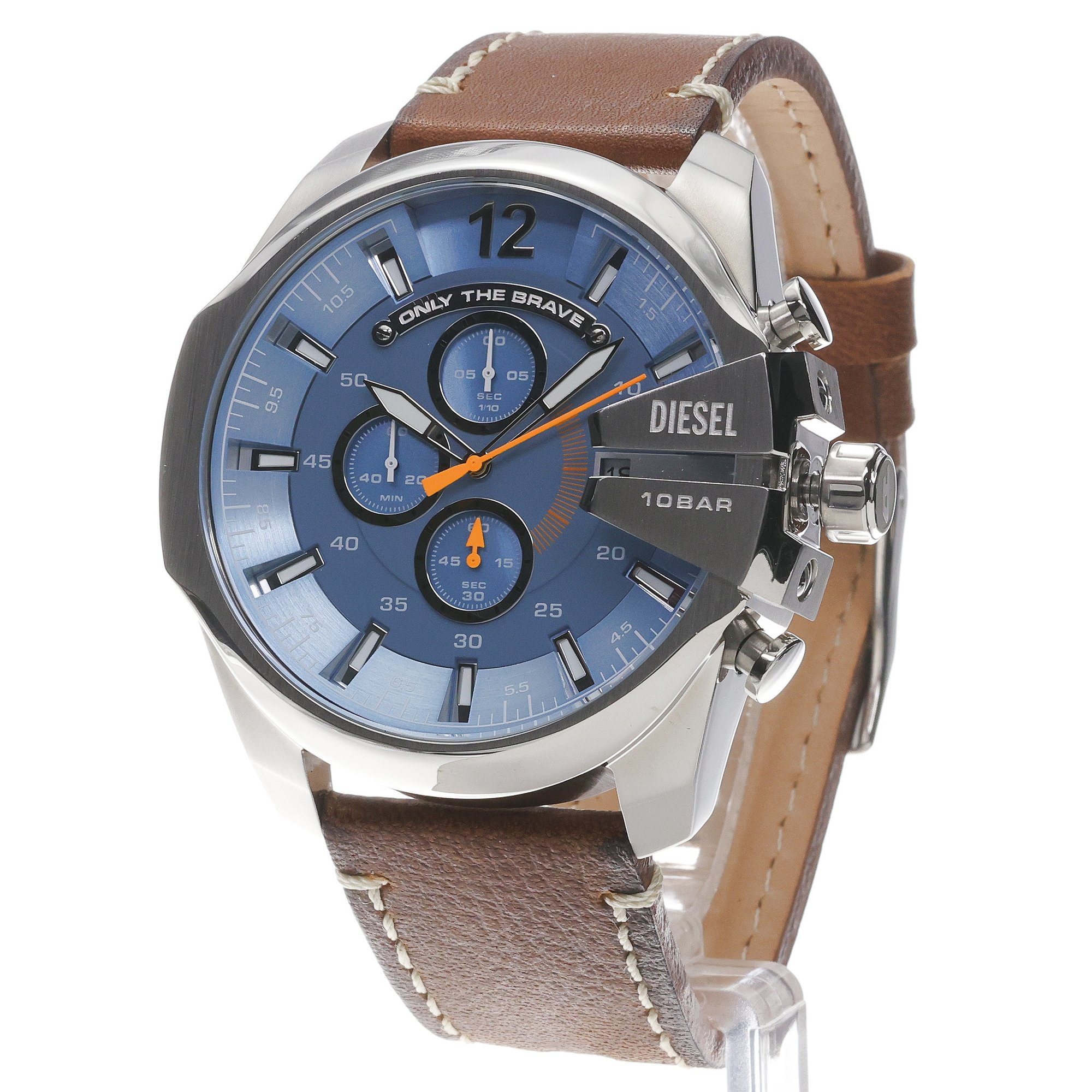 Diesel DZ4458 zegarek srebrny fashion-modowy Chief pasek