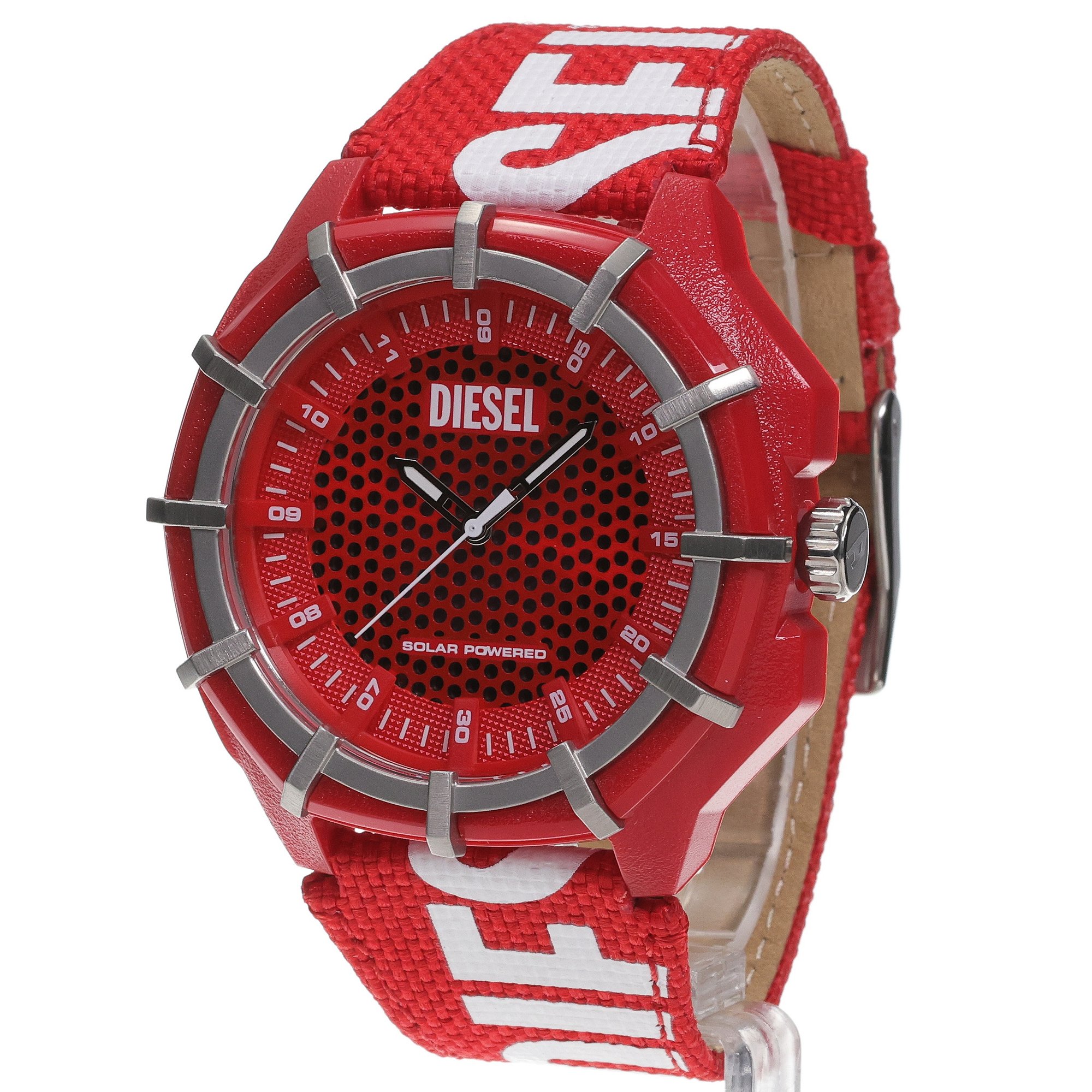Diesel DZ4621 zegarek czerwony fashion-modowy Framed pasek - miniatura 2
