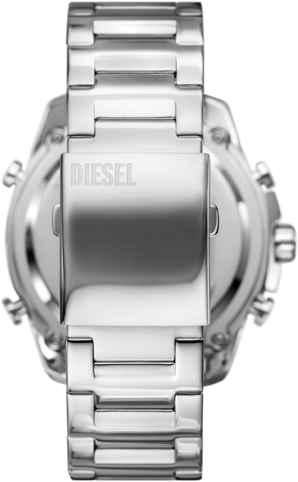 Diesel DZ4648 zegarek srebrny sportowy Chief bransoleta - miniatura 3