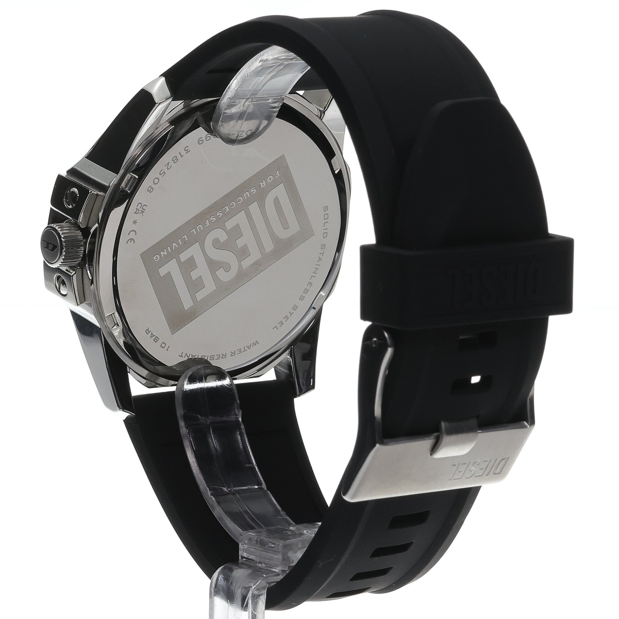 Diesel DZ4700SET zegarek srebrny fashion-modowy Chief pasek