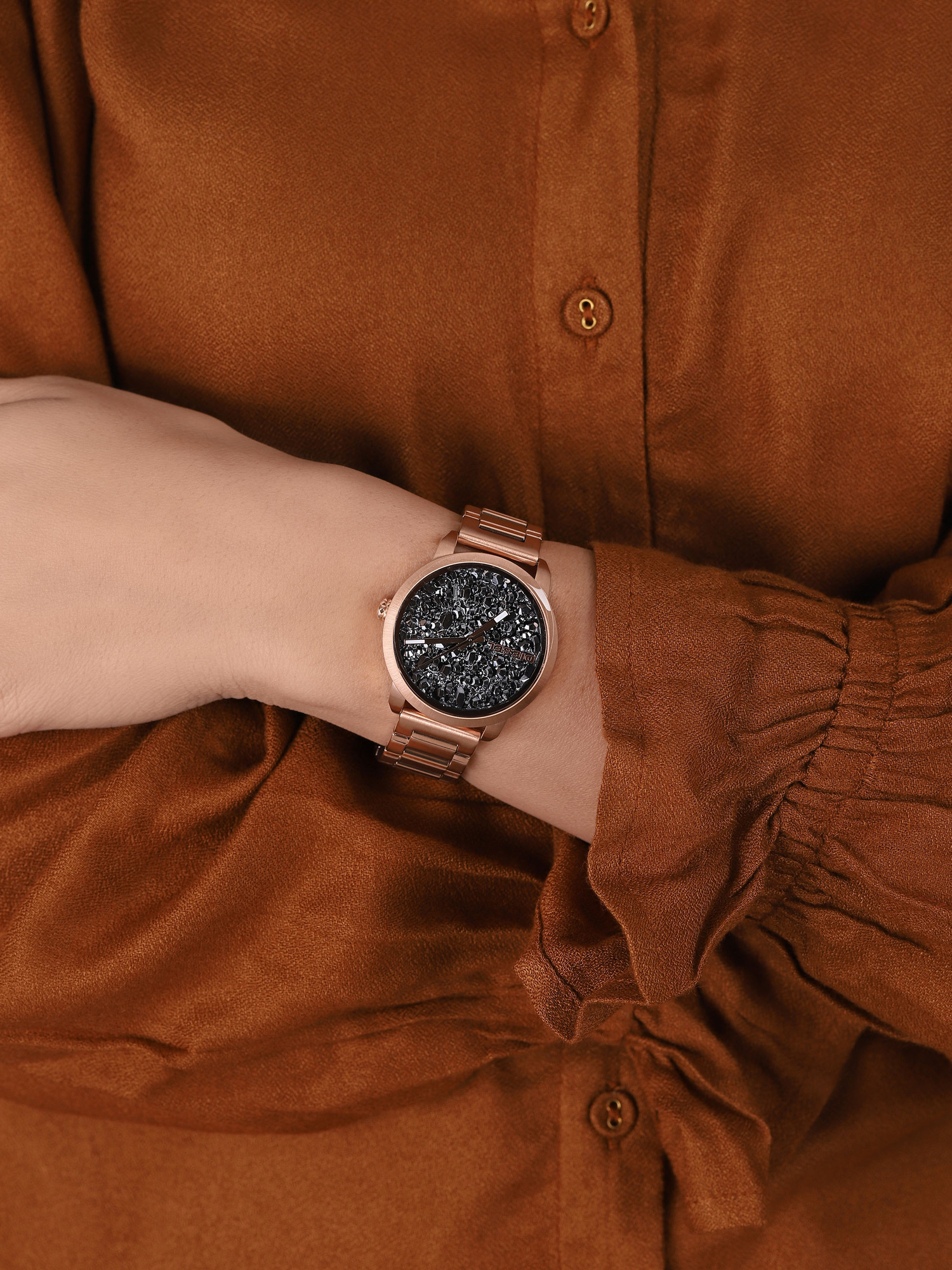Diesel DZ5427 Analog FLARE zegarek damski fashion/modowy mineralne